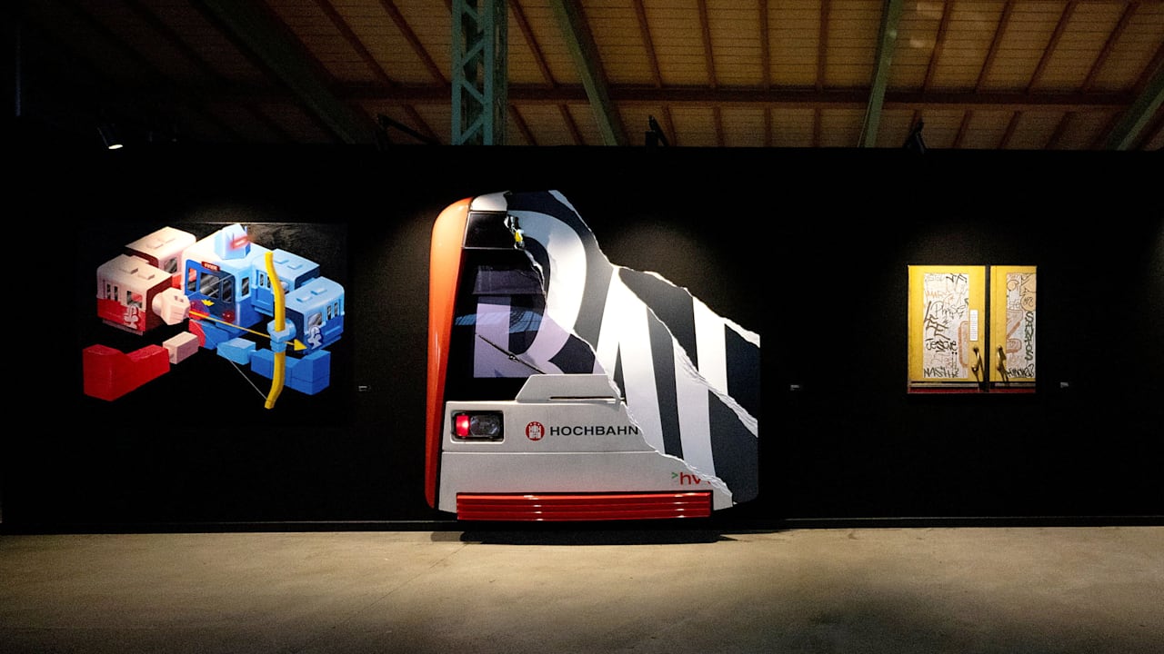 Polizei ermittelt: Klaute Künstler die Front einer U-Bahn für sein Kunstwerk? | Regional
