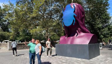 Berliner Künstlerin setzt Riesen-Käfer in den Central Park