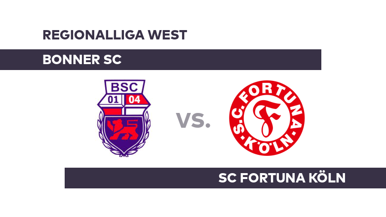 Bonner SC - SC Fortuna Köln: Fortuna Köln sorgt zeitig für die Entscheidung - Regionalliga West