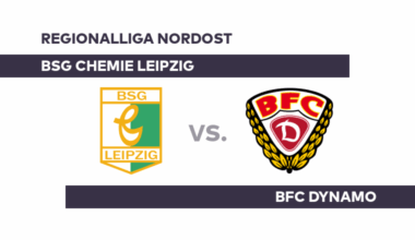 BSG Chemie Leipzig - BFC Dynamo: Gelingt Leipzig der erste Saisonsieg? - Regionalliga Nordost