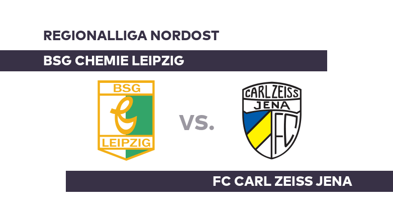 BSG Chemie Leipzig - FC Carl Zeiss Jena: Leipzig hat Luft nach oben - Regionalliga Nordost