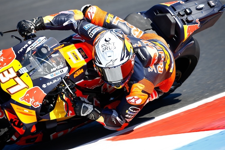 Auf Bestzeit gepolt: KTM-Pilot Pedro Acosta ließ es fliegen