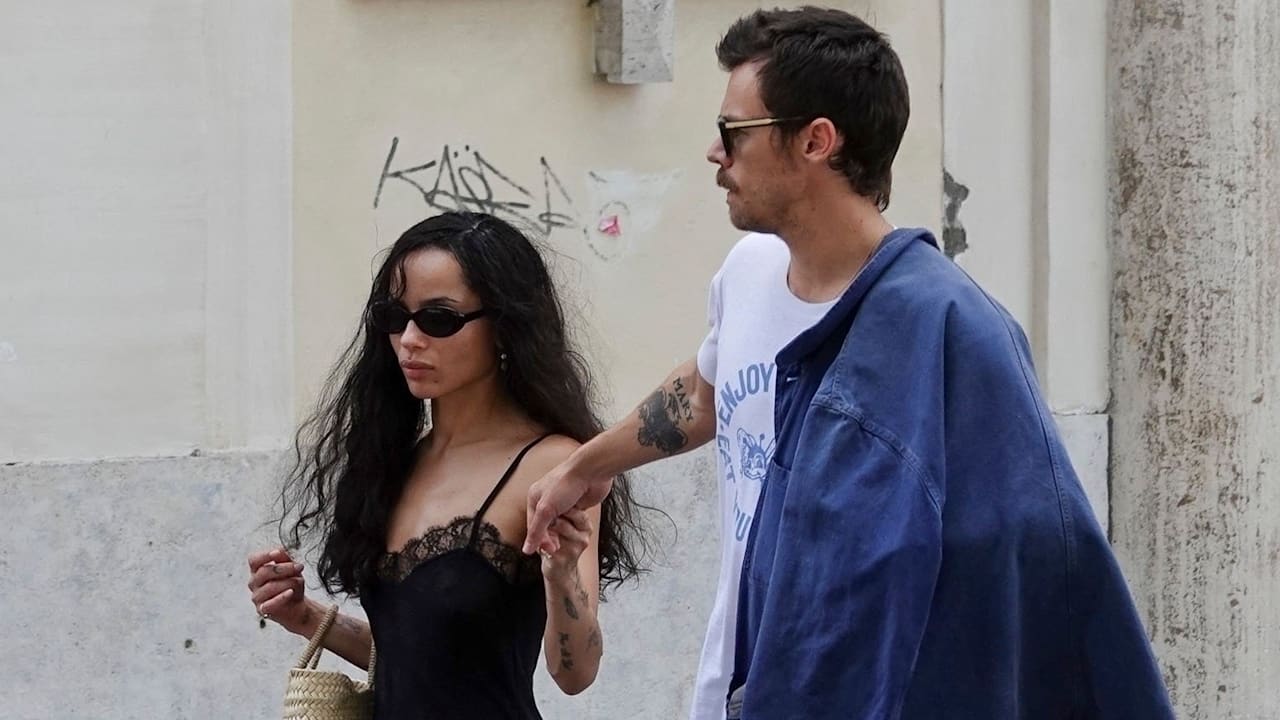 Harry Styles und Zoë Kravitz turteln erneut in Italien: Amore in Rom! - BILD