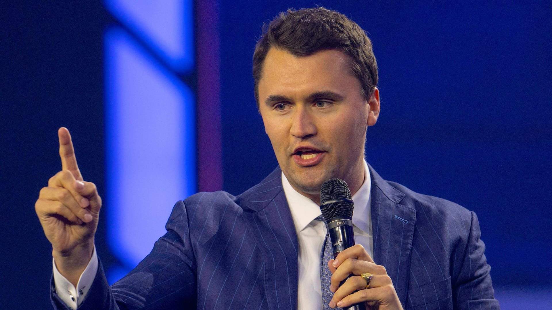 Charlie Kirk beim "Americafest" seiner Turning Point USA-Organisation im Jahr 2024.