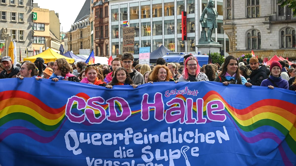 CSD in Halle: Sorge wegen rechter Proteste bleibt