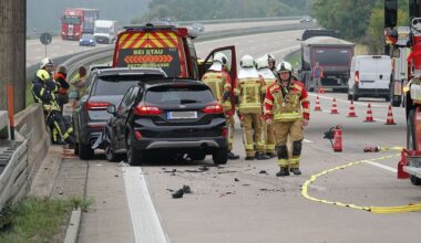 Unfälle legen Verkehr auf der A4 Richtung Chemnitz lahm
