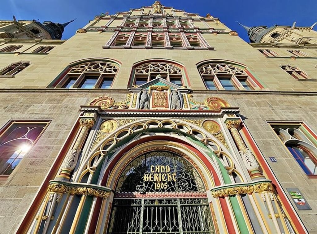 Am Hansering: Wegen einer Vergewaltigung musste sich am Mittwoch ein 23-Jähriger aus Halle vor dem Landgericht verantworten.