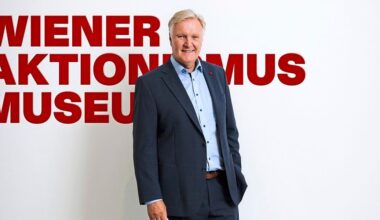 Klaus Albrecht Schröder, jetzt Generaldirektor der Wiener Aktionisten - Kunst