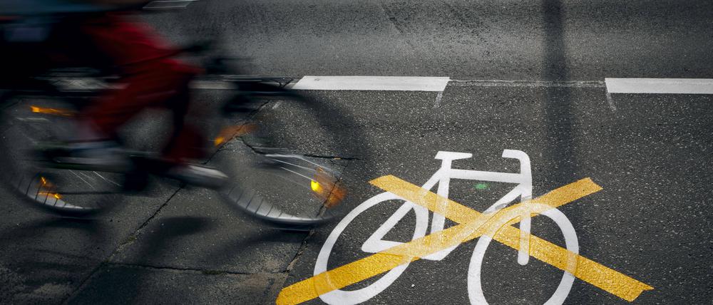 In Berlin gibt es in den kommenden Jahren weniger Geld für neue Radwege