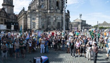 Klimaprotest - Hunderte demonstrieren in Dresden für Energiewende - Politik
