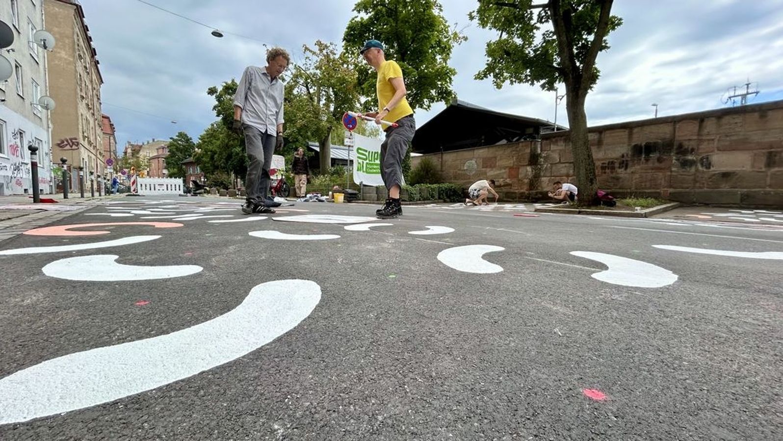 Superblock ohne Autos für mehr Lebensqualität in der Stadt