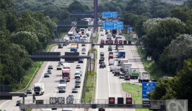 A1 in Hamburg bis Montagmorgen voll gesperrt