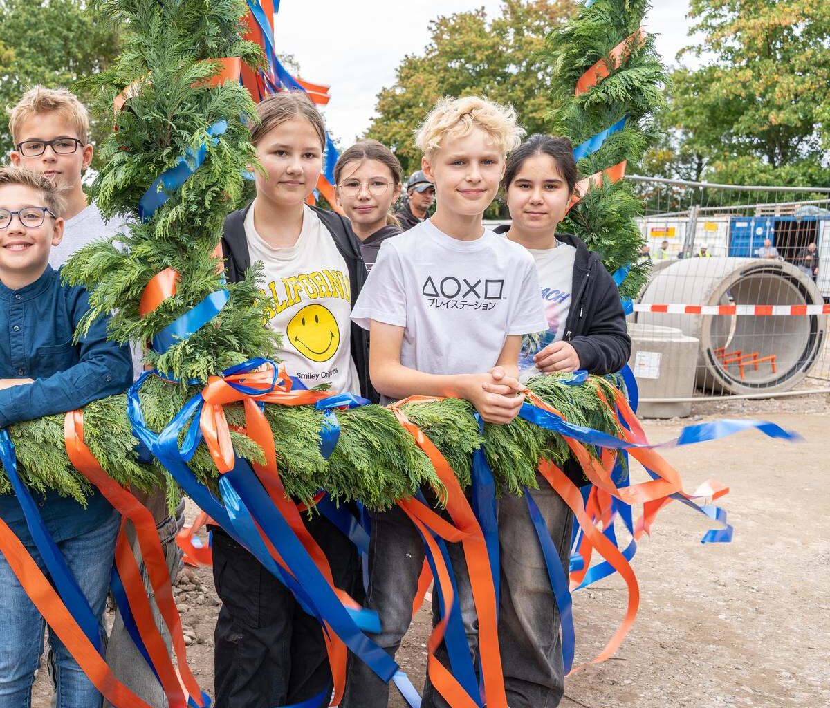 Richtfest für neue Schule im Duisburger Norden