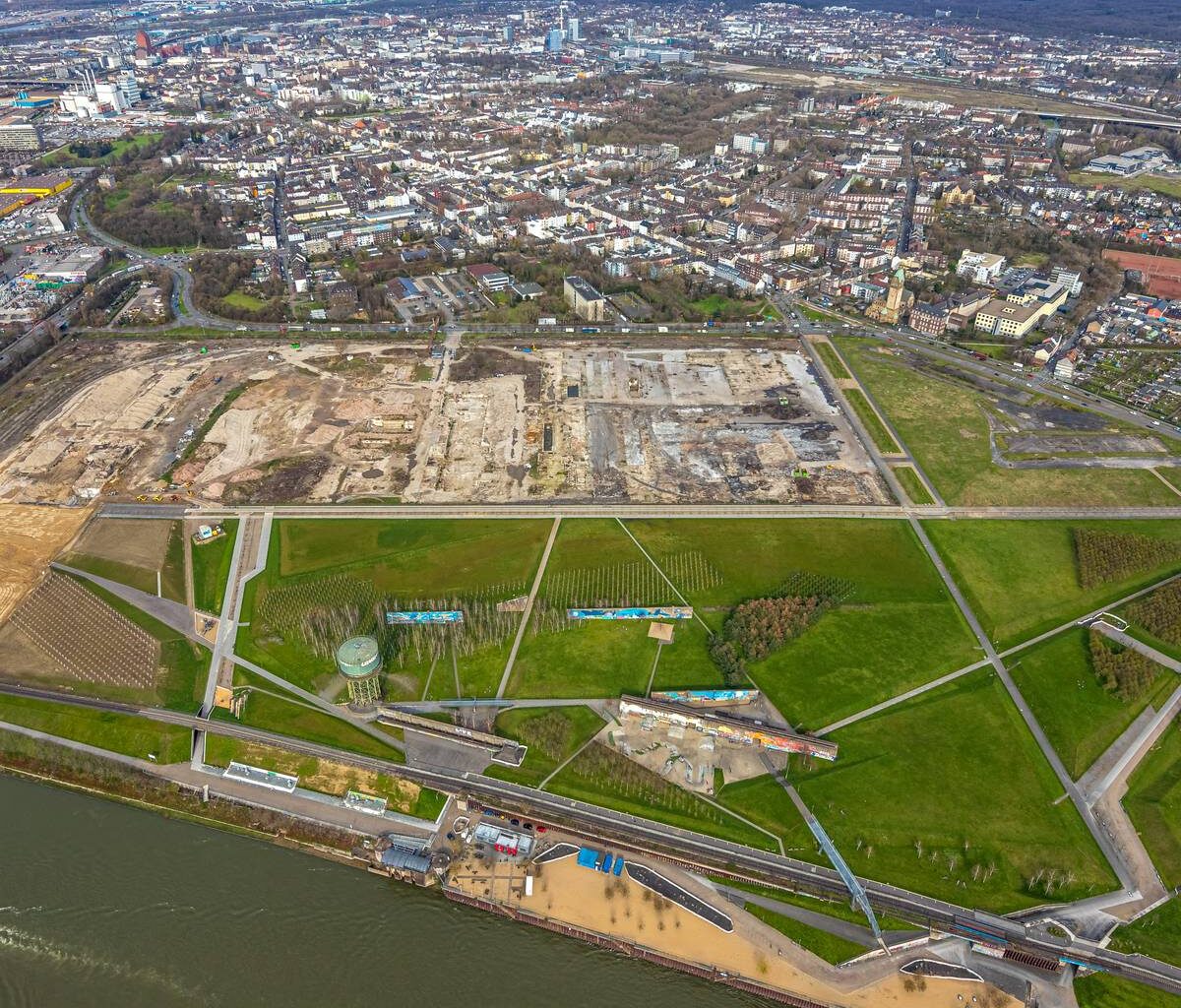 Spatenstich für Grünen Ring in Duisburg