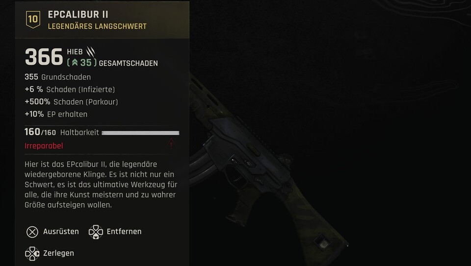 Das ist das legendäre Sagen-Schwert.