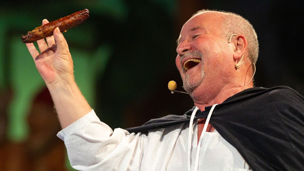 Vor dem Boxkampf um die älteste Bratwurstküche ein bisschen nachgestellte Geschichte: Probst Johann von Siebeleben soll 1404 erstmals eine Bratwurst erwähnt haben.