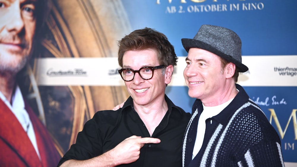 Christian Ditter, Regisseur von „Momo“ (links), und Michael „Bully“ Herbig, Regisseur und Hauptdarsteller von „Das Kanu des Manitu“.