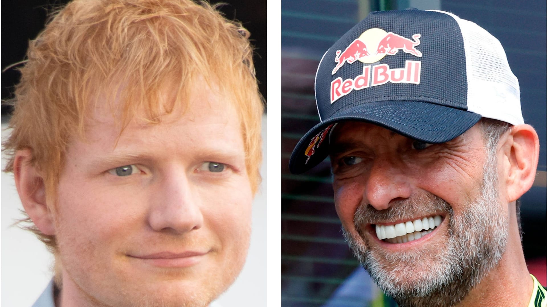 Ed Sheeran (l.) und Jürgen Klopp: Der Ex-Liverpool-Trainer besuchte am Wochenende ein Konzert von Ed Sheeran in Düsseldorf.
