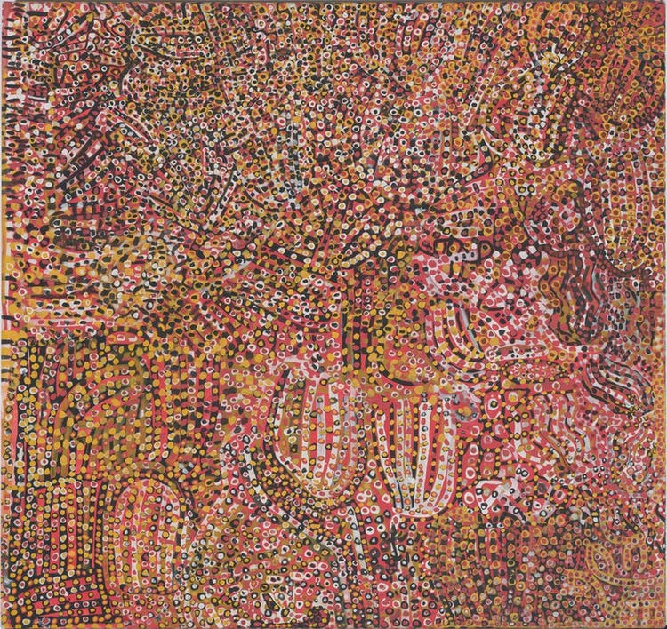 Emily Kame Kngwarreye: «Ntang Dreaming» 1989.