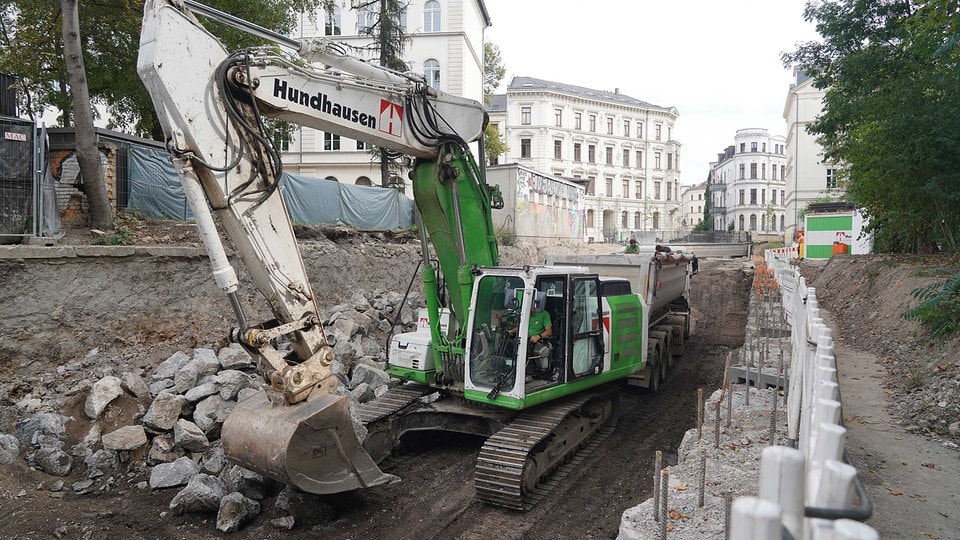 So kommen die Bauarbeiten am Leipziger Elstermühlgraben voran