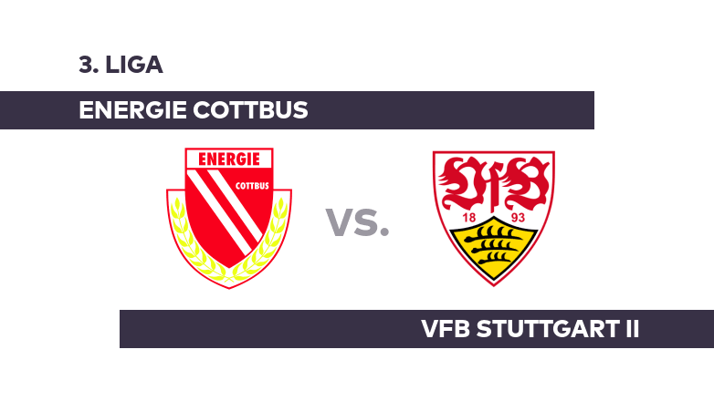 Energie Cottbus - VfB Stuttgart II: Kein einfaches Spiel für Stuttgart - 3. Liga
