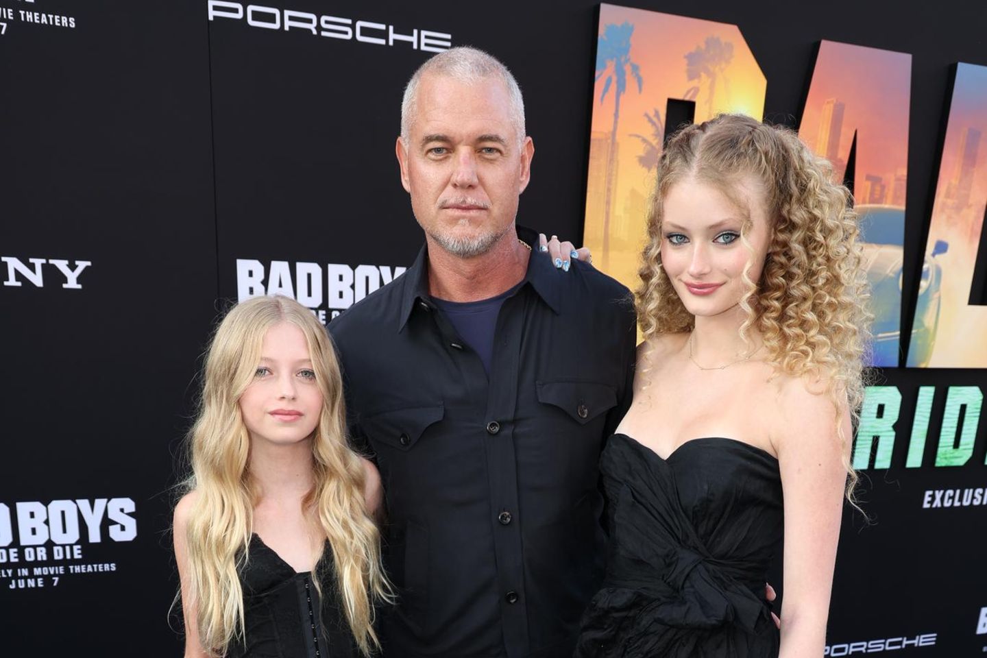 Eric Dane mit seinen Töchtern Georgia und Billie