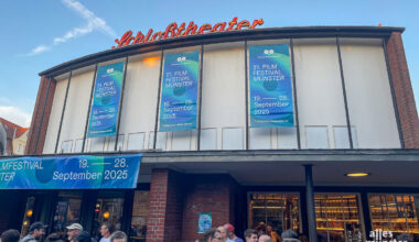 Am Freitagabend wurde das 21. Filmfestival Münster im Schloßtheater eröffnet, es geht bis zum nächsten Wochenende. (Foto: Ralf Clausen)