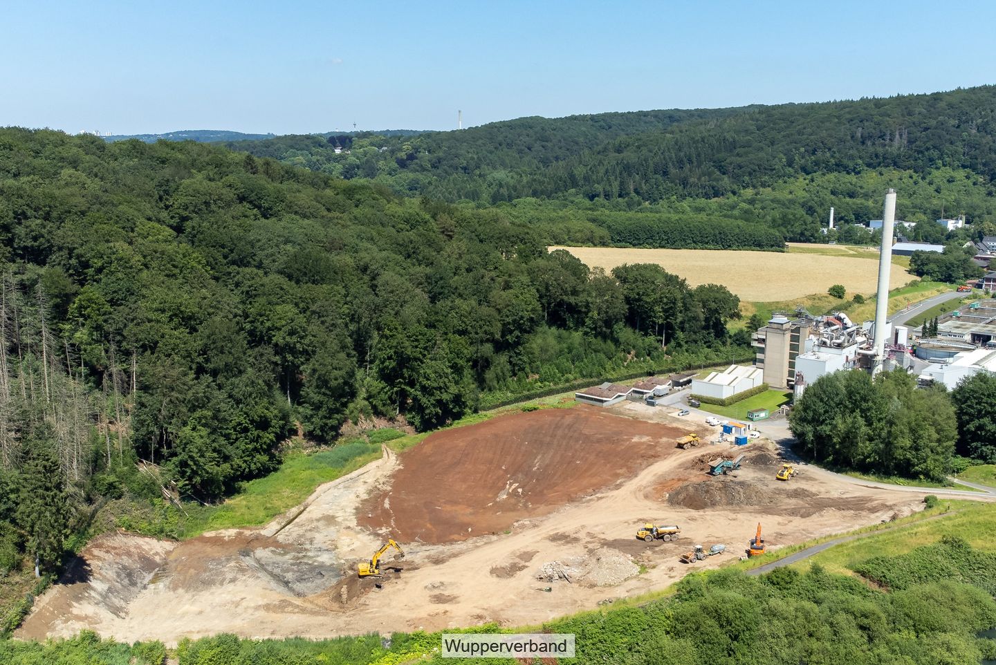 Baustart für neue Monoverbrennungsanlage für Klärschlamm in Wuppertal-Buchenhofen