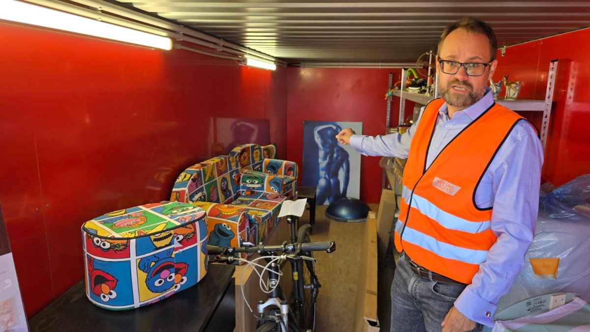 Halles Second-Hand-Container „Fundgrube“ zieht ins Rampenlicht im Wertstoffhof Äußere Hordorfer Straße – Du bist Halle