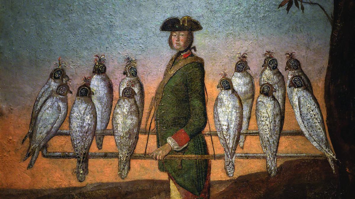 Im Maximilian‘s findet sich das Gemälde eines Markgrafen, der versessen auf die Falkenjagd war.
