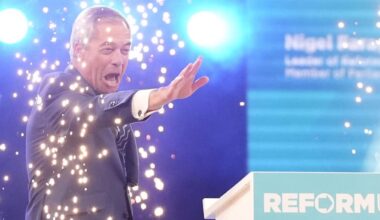 Führt er die Partei Reform UK in die britische Regierung?