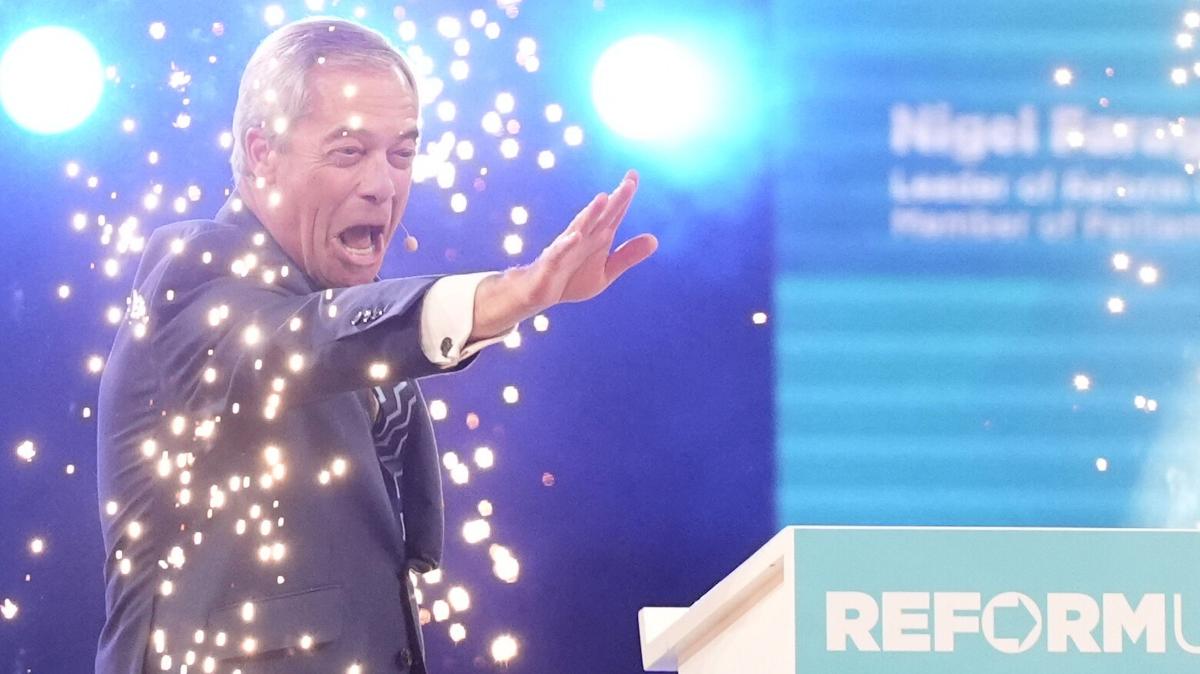 Führt er die Partei Reform UK in die britische Regierung?