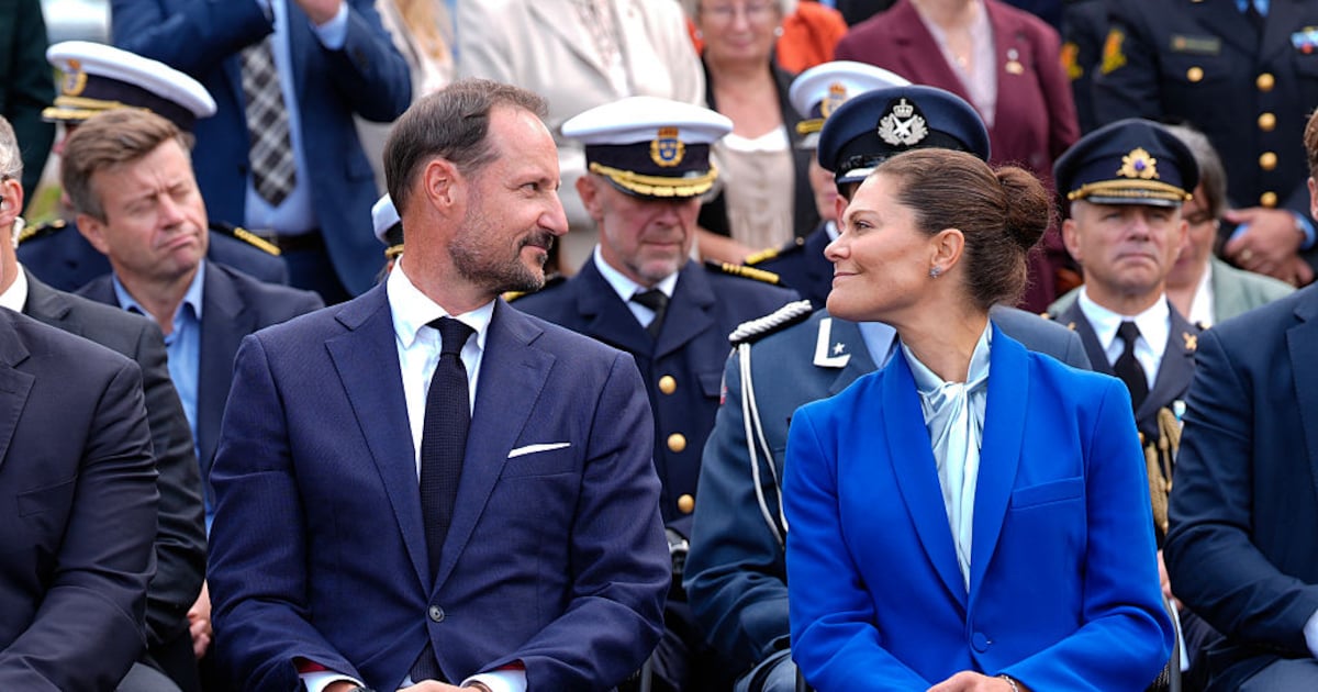 Kronprinzessin Victoria zeigt Emotionen bei Treffen mit Haakon