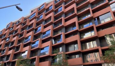 Wohngebäude in der Hamburger Hafencity