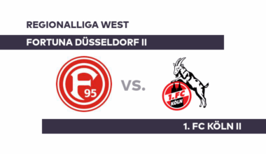 Fortuna Düsseldorf II - 1. FC Köln II: Reißt Düsseldorf das Ruder herum? - Regionalliga West