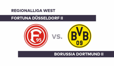 Fortuna Düsseldorf II - Borussia Dortmund II: Charaktertest für Düsseldorf - Regionalliga West