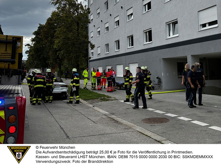 FW-M: Wochenendrückblick der Feuerwehr München für den 29. bis 31. August 2025