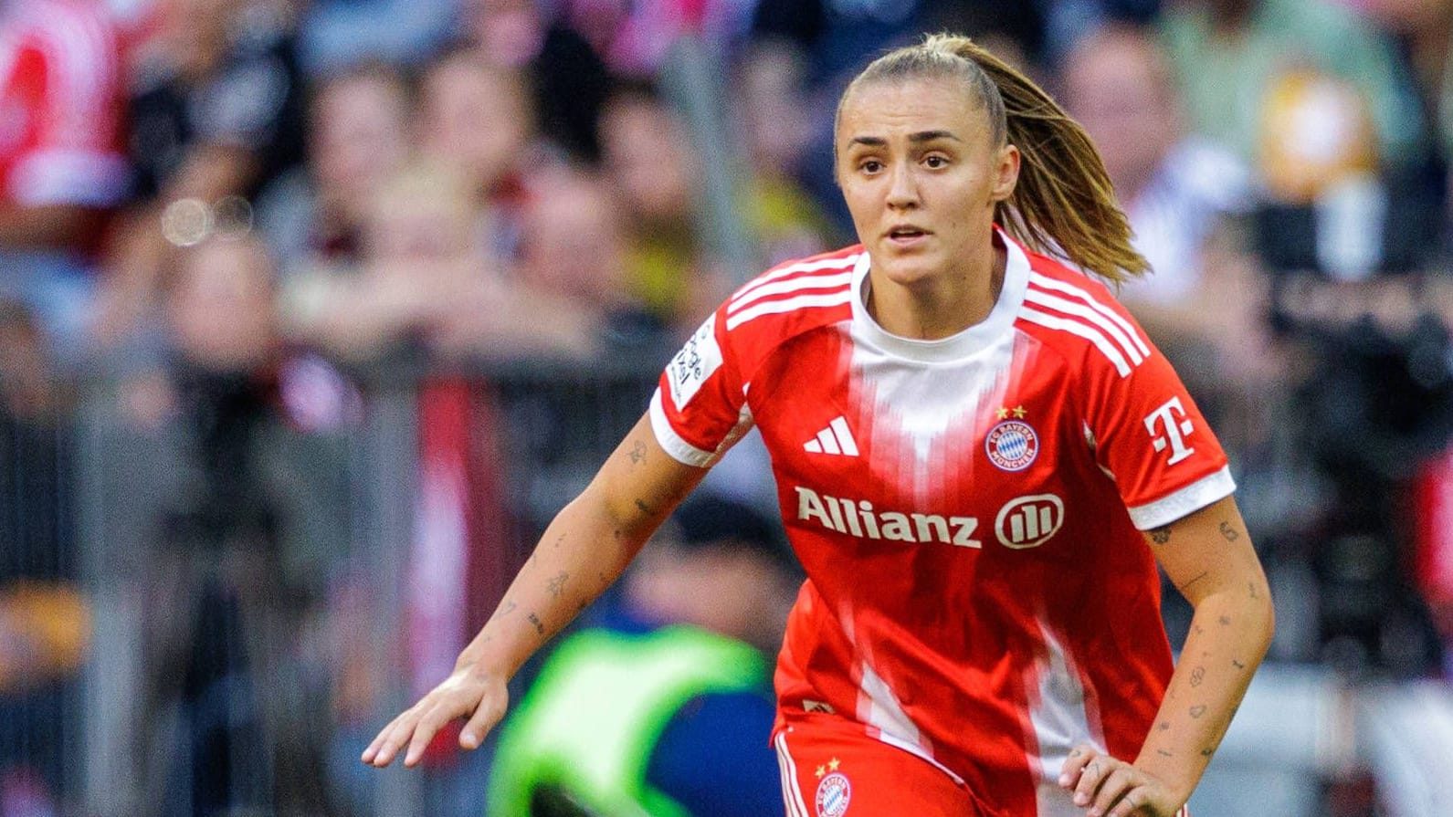 Georgia Stanway: Sie möchte mit dem FC Bayern den nächsten Sieg einfahren.