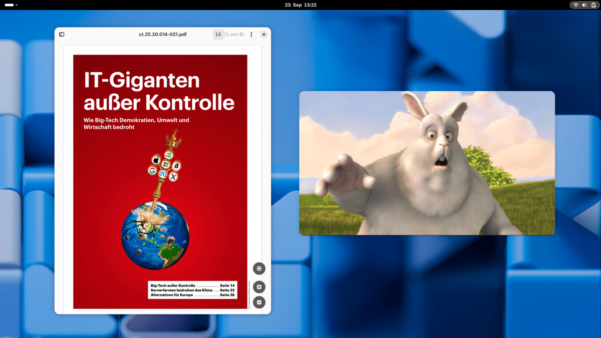 Gnome 49 frischt Apps auf und deaktiviert X11-Session