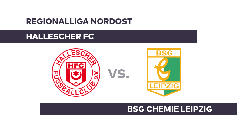 Hallescher FC - BSG Chemie Leipzig: Bewahrt Halle den Nimbus? - Regionalliga Nordost