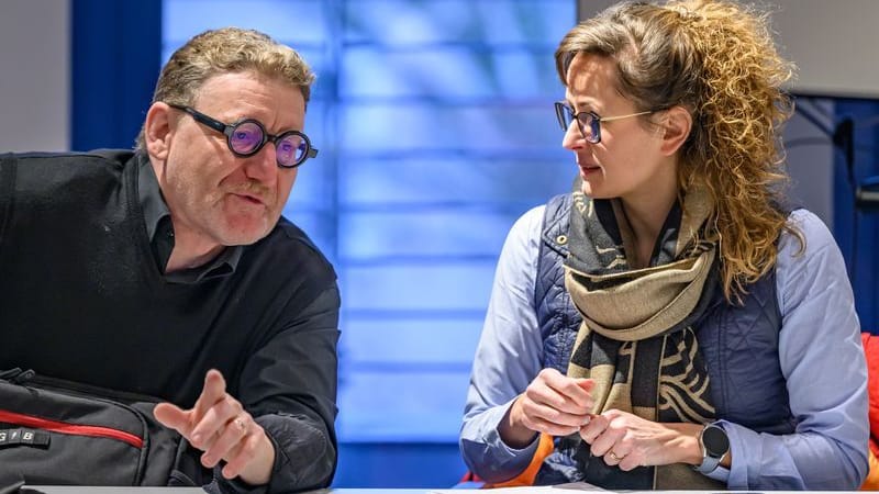 Hanka Mittelstädt und Gregor Beyer: Der Konflikt entzündete sich an den umstrittenen Äußerungen zur Wolfspopulation in Brandenburg des Staatssekretärs.