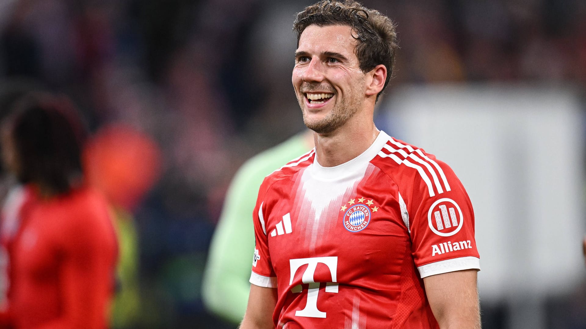 Hat gut lachen: Leon Goretzka macht eine besondere "Null" voll.