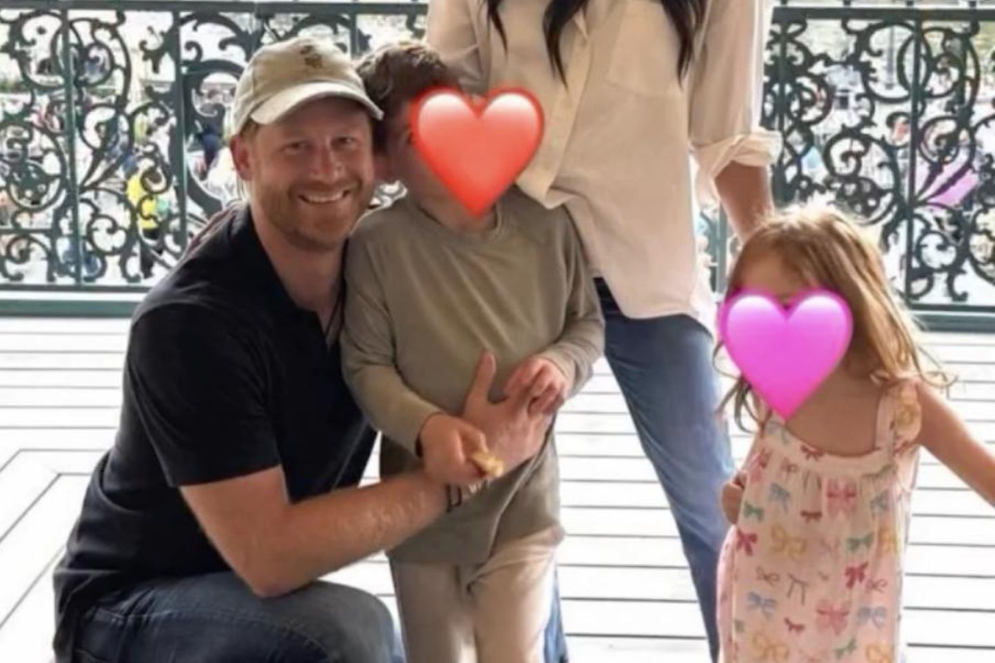 Prinz Harry, Prinz Archie, Herzogin Meghan und Prinzessin Lilibet