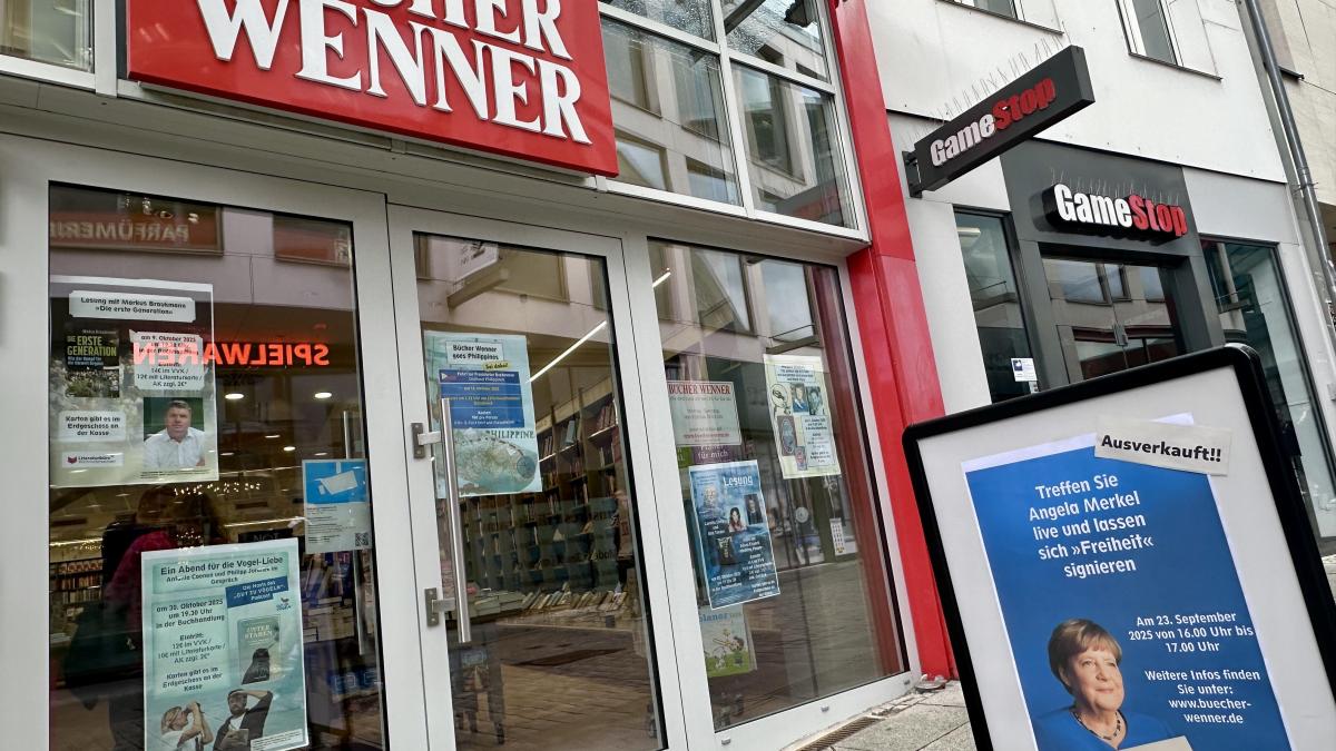 Signierstunde mit Angela Merkel bei Bücher Wenner in Osnabrück