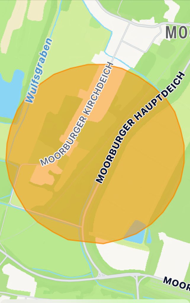 Bombe in Moorburg gefunden – Entschärfung für 16 Uhr geplant