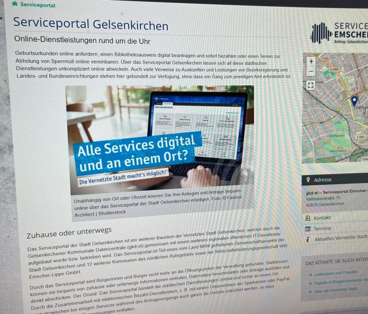 Gelsenkirchen bietet neue Online-Services für euch