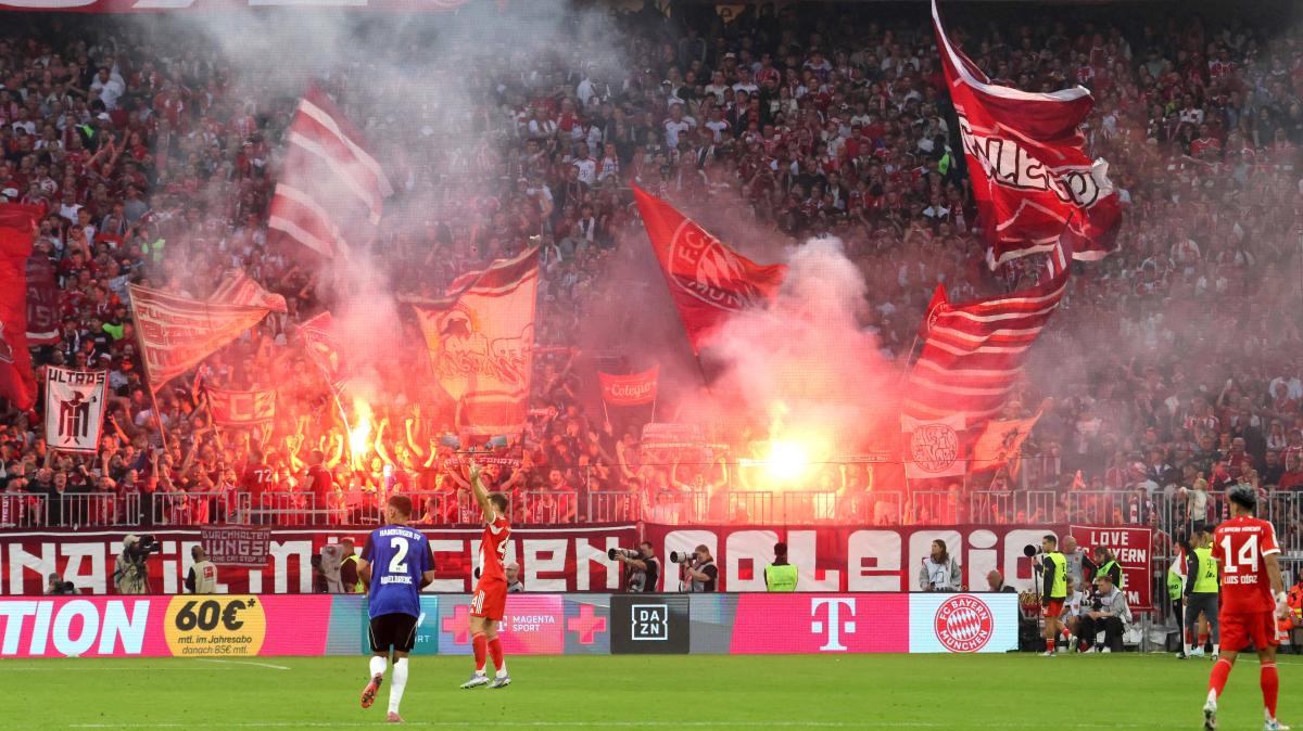 HSV-Fans feiern trotz 0:5 beim FC Bayern – Notfälle in München