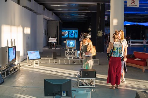 Installation Shot Freiraum - Voyeur’s Reality, 2018