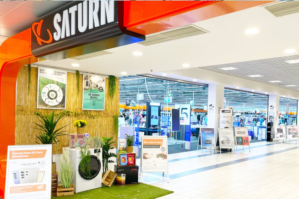 Saturn Kaiserslautern auf der Merkurstraße 62-64.