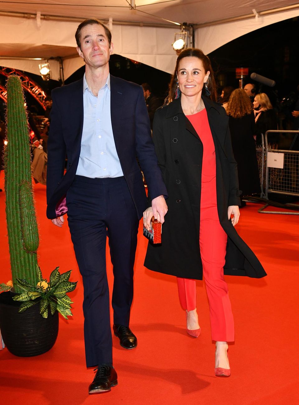 James und Pippa Matthews im Januar 2022.